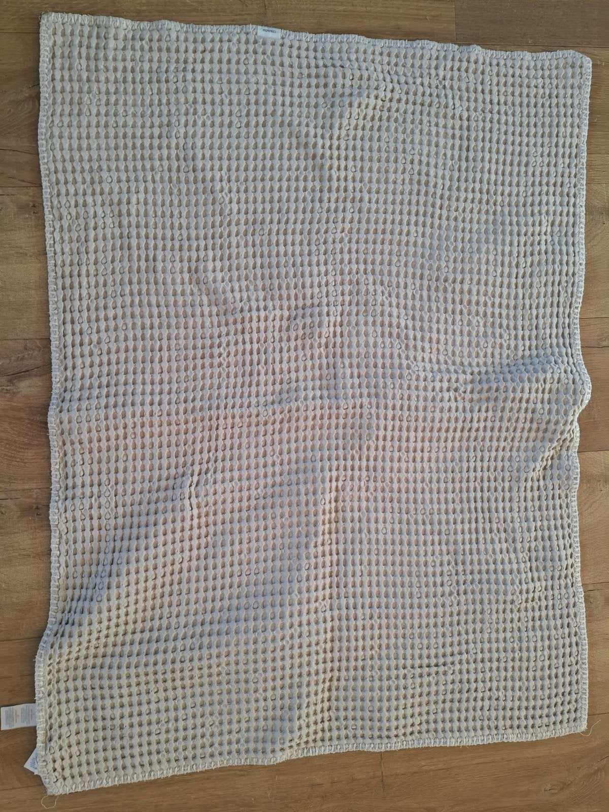 Koeka wafel deken beige - 75 x 100 cm, Wasbaar, Koeka, Ophalen of Verzenden, Zo goed als nieuw