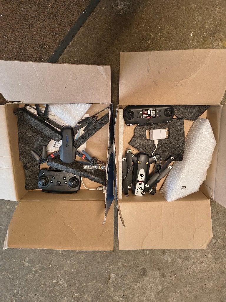 twee Drone's met HD camera, Ophalen, Gebruikt, Minder dan 100 meter, Standaard kwaliteit