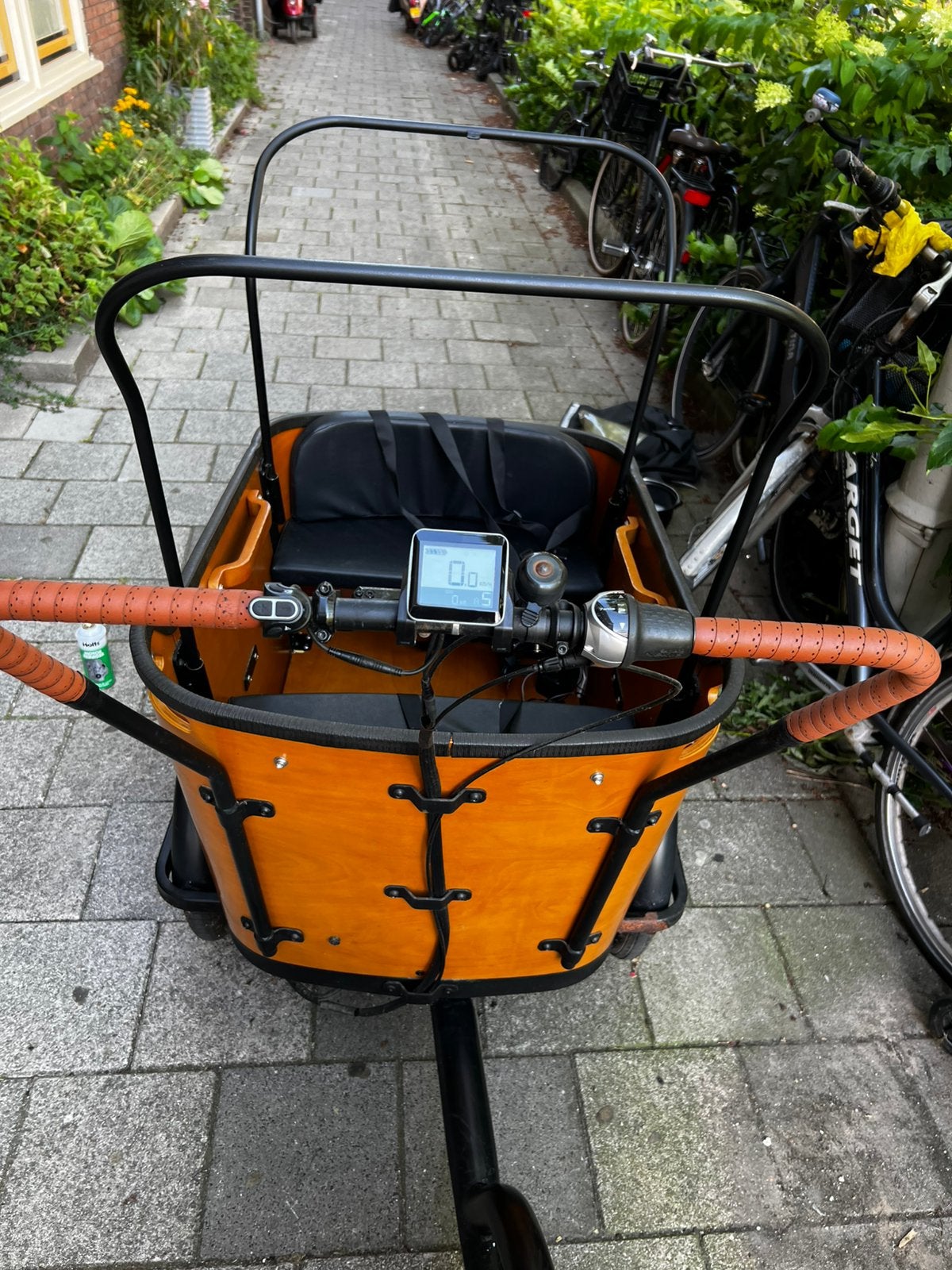 Een goede bakfiets van Cangoo te koop, Ophalen, Zo goed als nieuw, 4 kinderen of meer