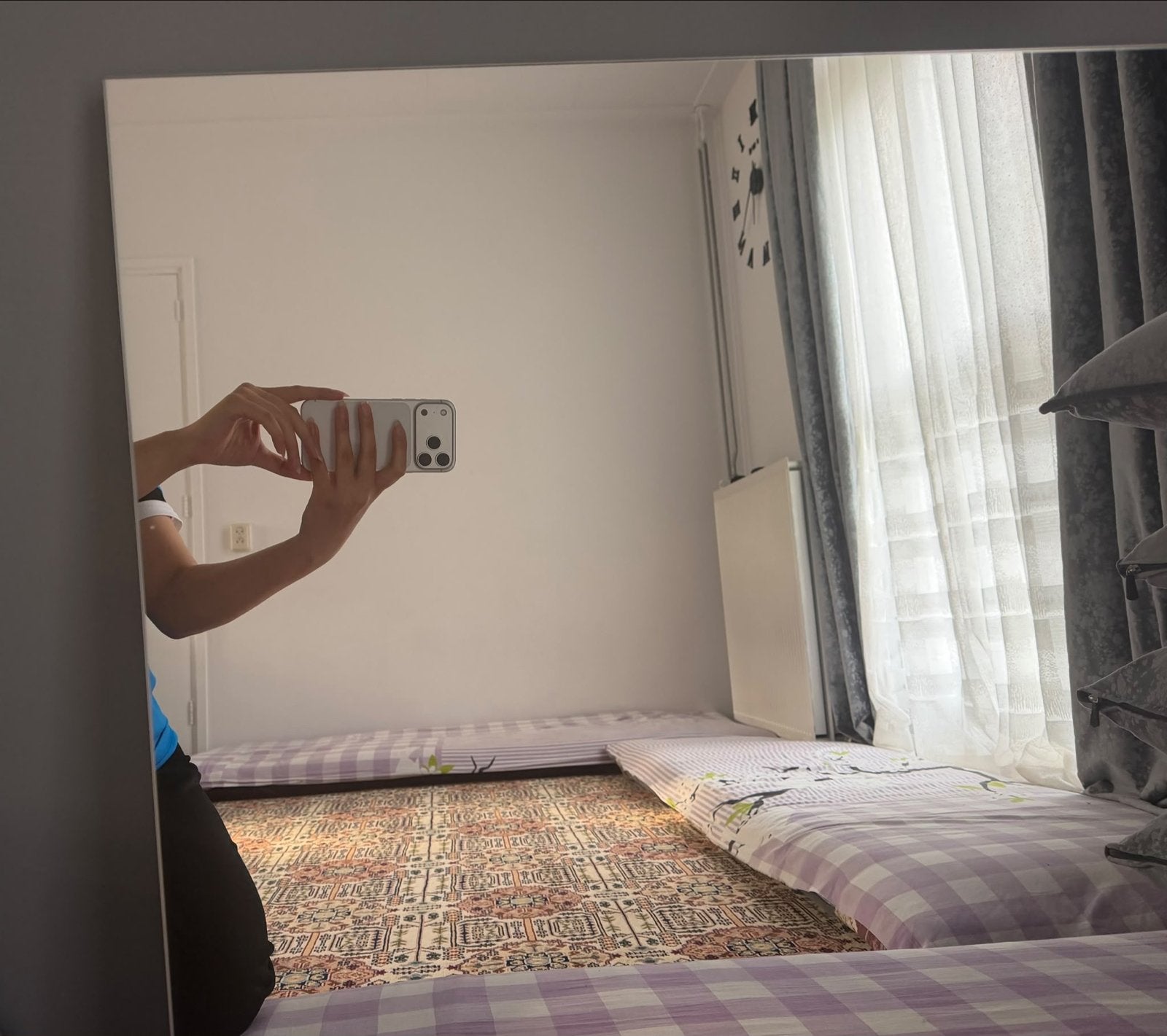 IKEA grote rechthoekige spiegel - Zo goed als nieuw, Ophalen of Verzenden, Zo goed als nieuw, 75 tot 100 cm, Minder dan 100 cm