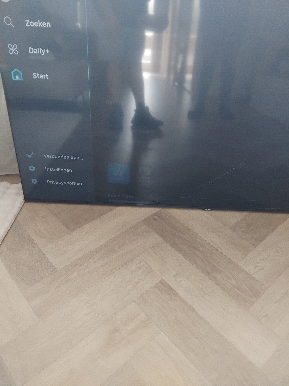 Tekoop Samsung tv barst is het scherm, Ophalen
