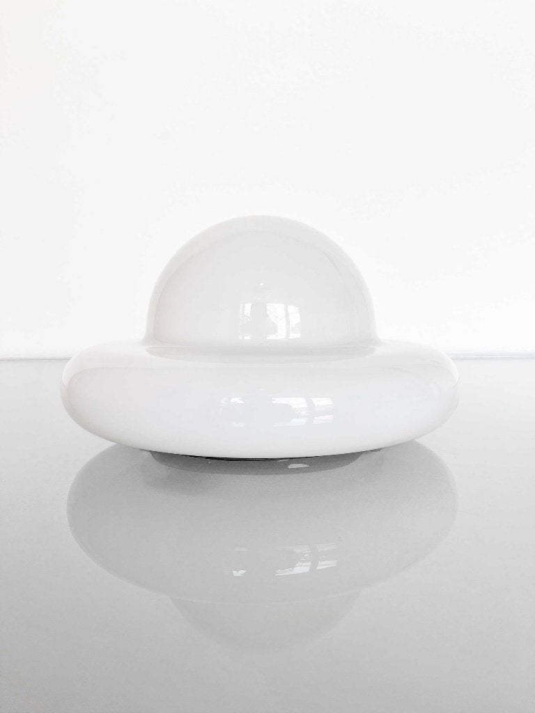 Vintage Made in Italy UFO wandlamp lamp, Ophalen of Verzenden, Glas