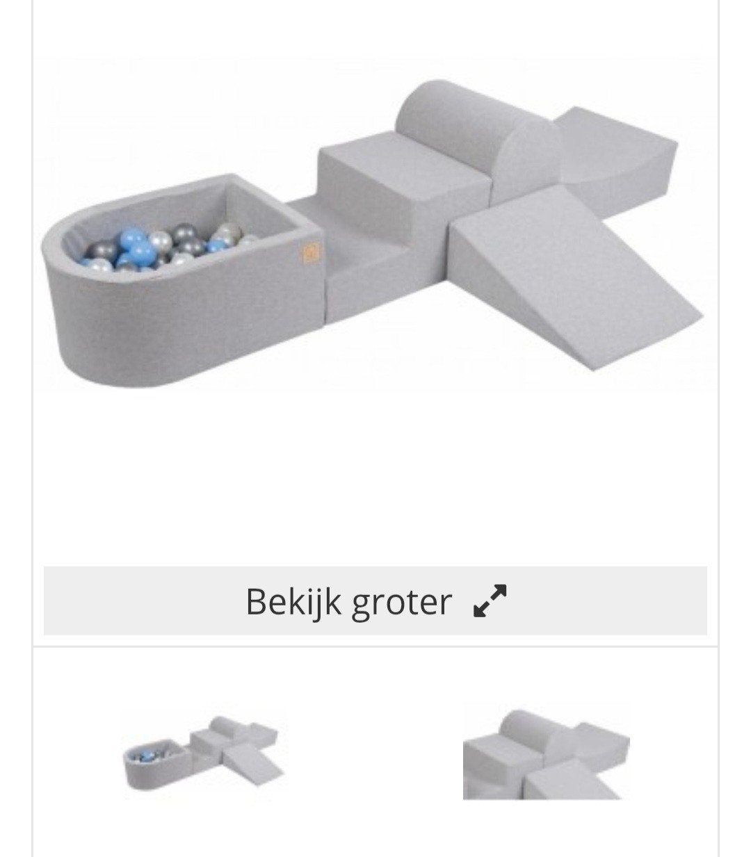 Meow grijze ballenbak speelset, Ophalen, Zo goed als nieuw, Overige typen