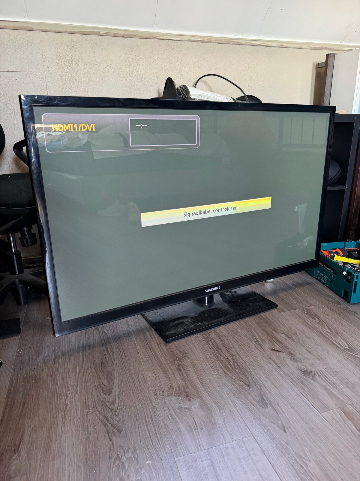 Samsung 51 inch, Gebruikt, 50 Hz, LCD, Ophalen of Verzenden