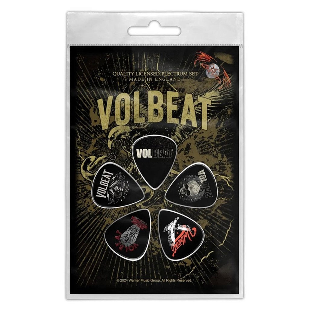 Volbeat Eagle plectrum pack gitaar plectrums beroemdheden