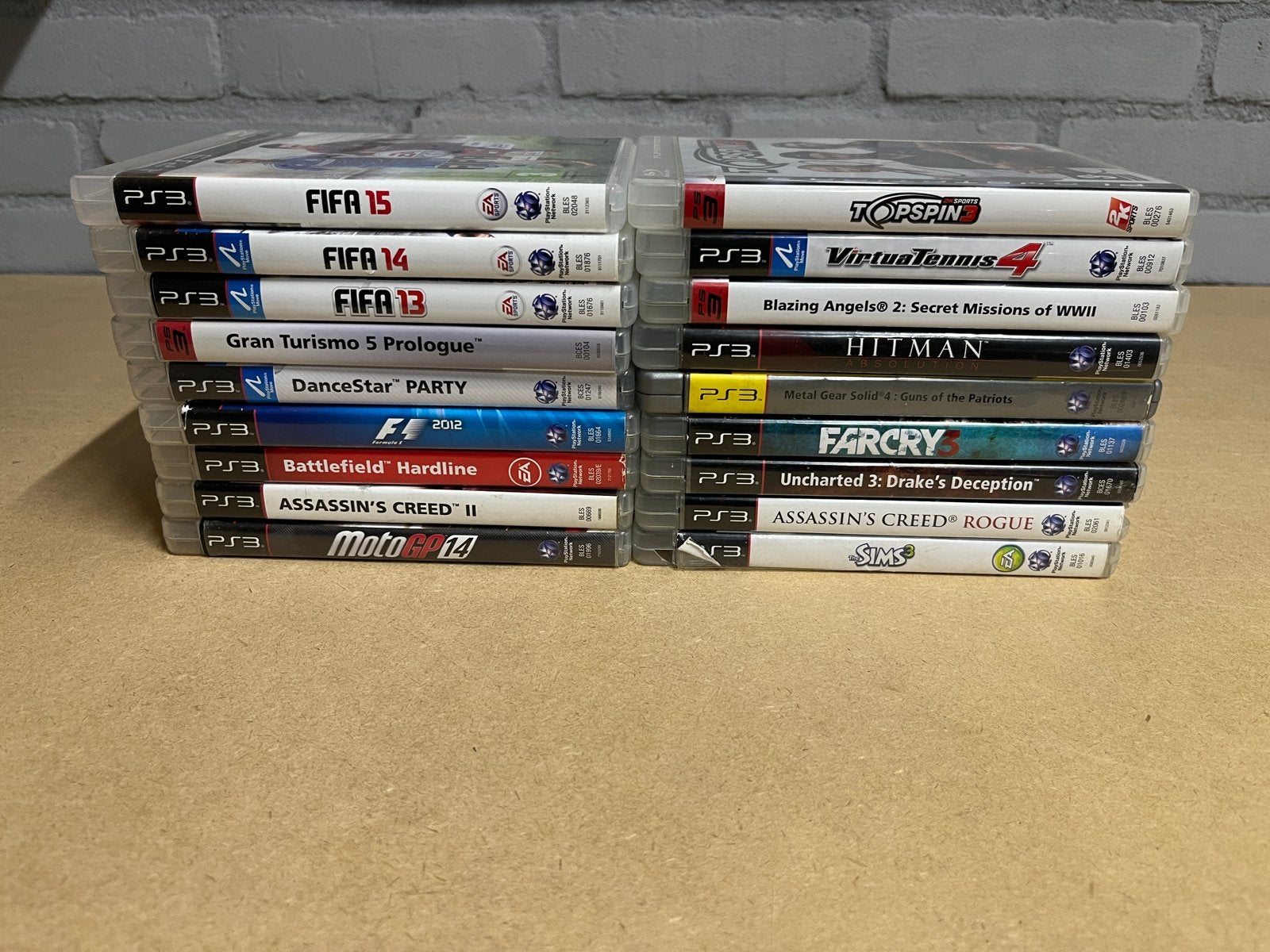 PS3 Games Bundel: 18 spellen, Online, Gebruikt, Vanaf 18 jaar, Overige genres