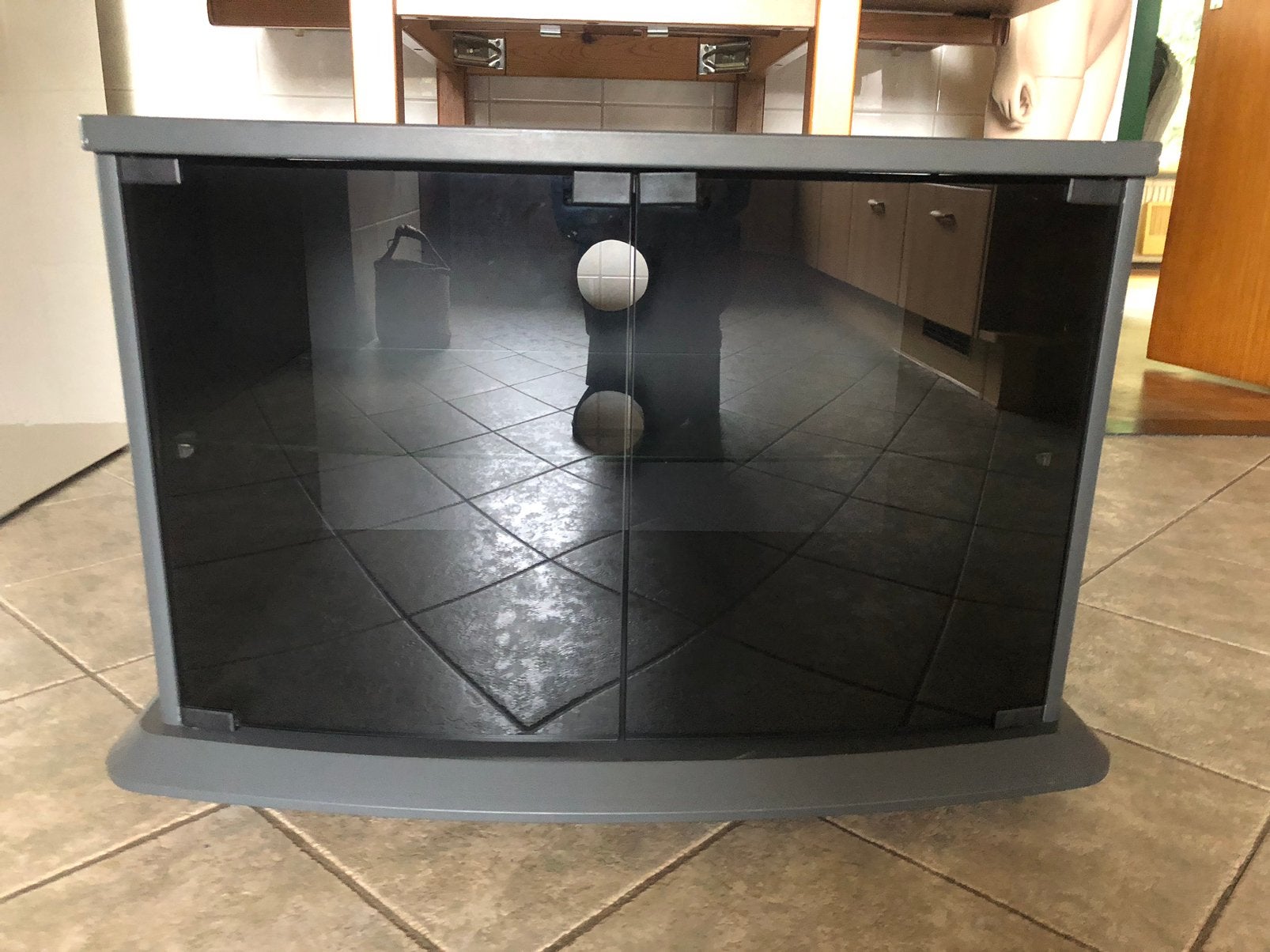 Televisie meubel, Ophalen, Gebruikt, Glas