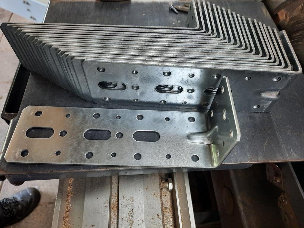 Hoekankers'bouwhoeken'stalen hoeken, Ophalen of Verzenden, Nieuw