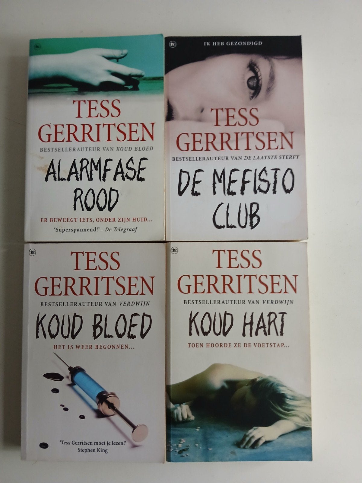 Tess Gerritsen Thriller Boeken Set - 4 Stuks, Boeken, Ophalen of Verzenden, Zo goed als nieuw, Tess Gerritsen, Nederland