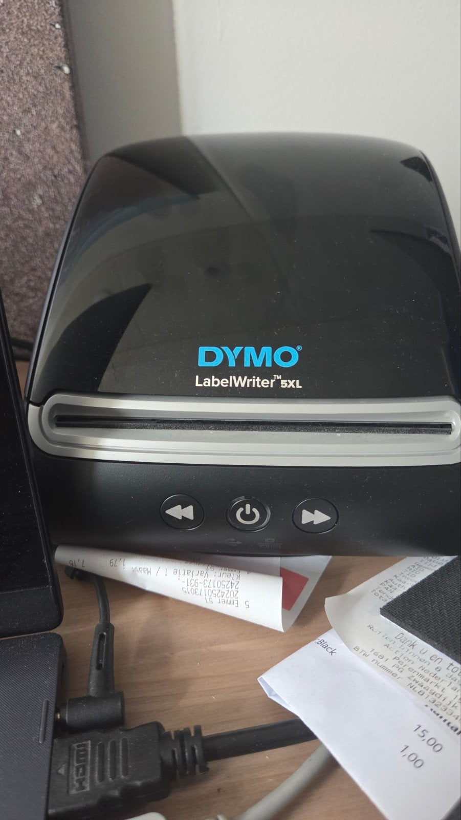 Dymo LabelWriter 5XL labelprinter - Zonder papierrol, Computers en Software, Labelprinters, Ophalen of Verzenden, Gebruikt, Etiket