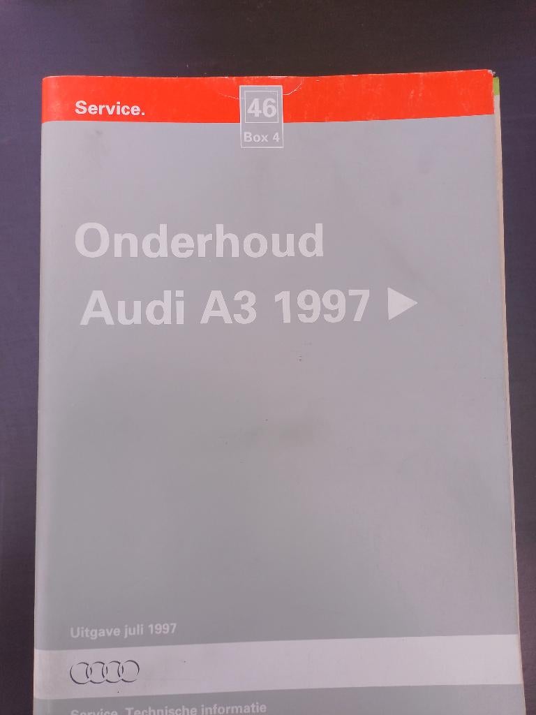Audi A3 dealer werkplaatsboek Onderhoudswerk 1996 - 02, Ophalen of Verzenden