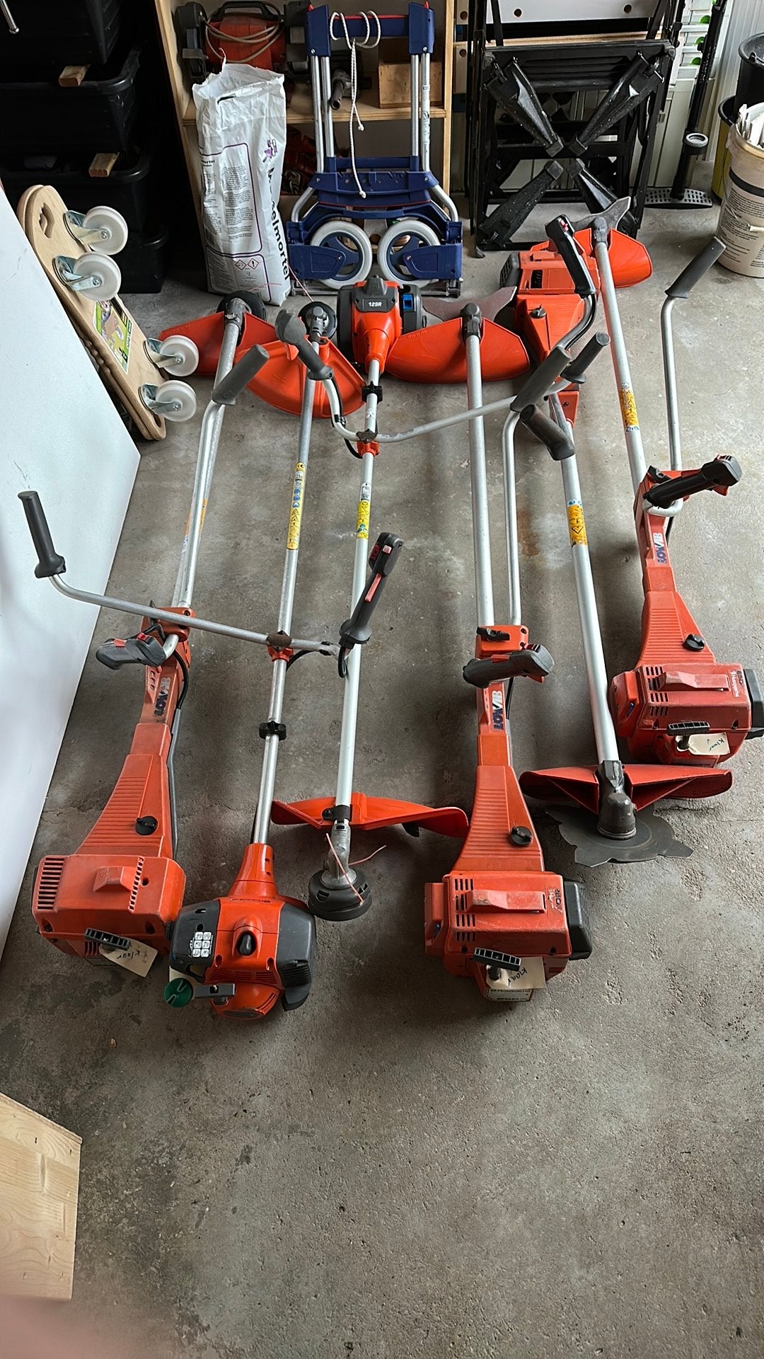 Husqvarna bosmaaiers, Tuin en Terras, Ophalen, Gebruikt, Benzine