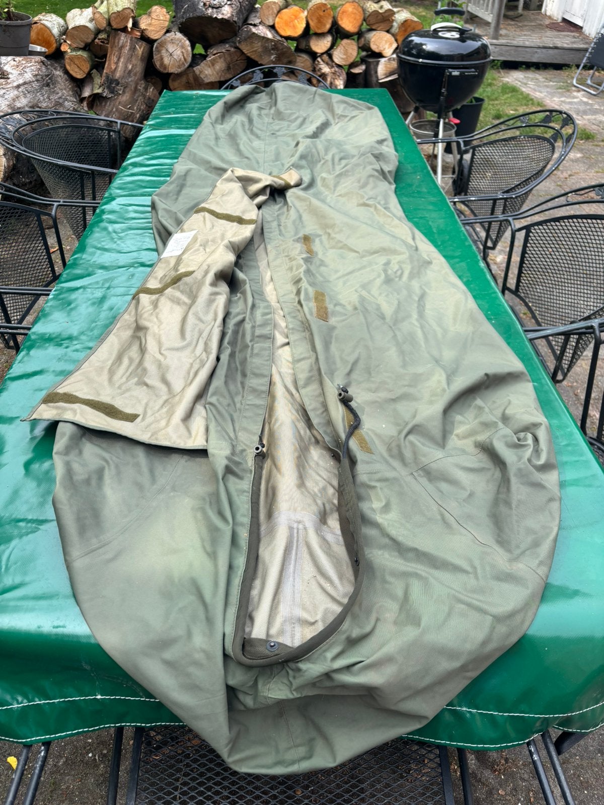 Goretex hoes defensie - Slaapzakhoes (bivy bag), Ophalen of Verzenden, Gebruikt