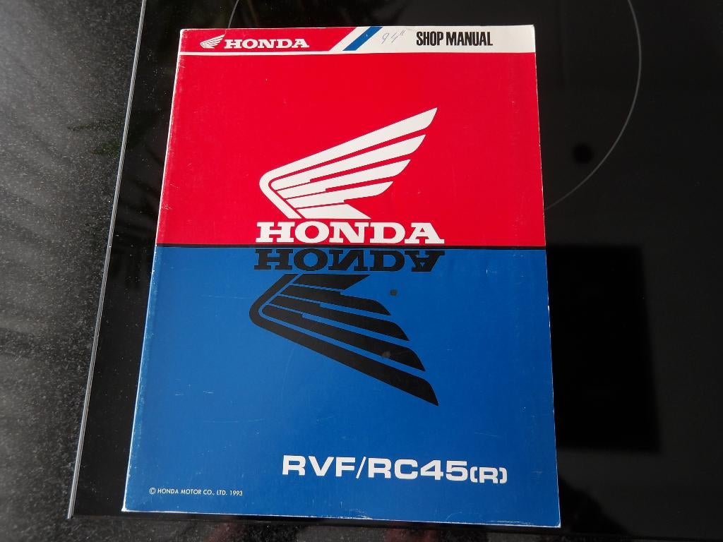 werkplaatshandleiding HONDA RVF RC45 (R) 1993dec-1994, Verzenden, Honda