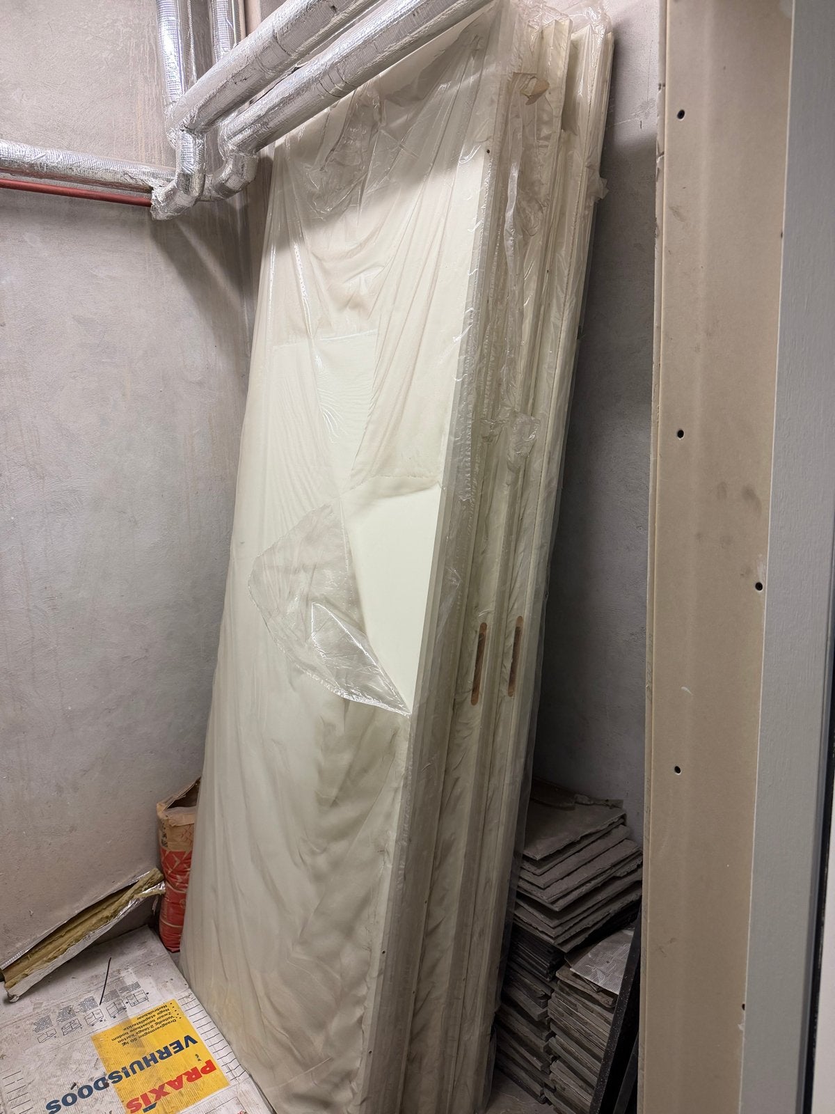 5 Witte opdek binnendeuren 88/83x231,5 cm- Rotterdam Noord, Ophalen, Gebruikt, 80 tot 100 cm, 215 cm of meer