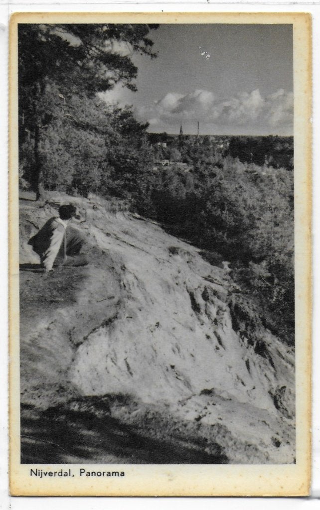 Nijverdal Panorama Oude Gelopen Ansichtkaart ( B1270 ), Verzamelen, Ophalen of Verzenden, 1920 tot 1940, Gelopen