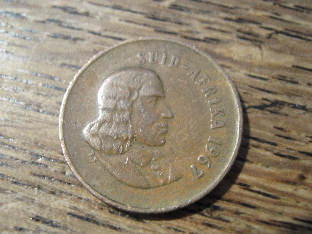 Suid Afrika 1 Cent 1967, Jan van Riebeeck #617, Ophalen of Verzenden, Zuid-Afrika, Losse munt