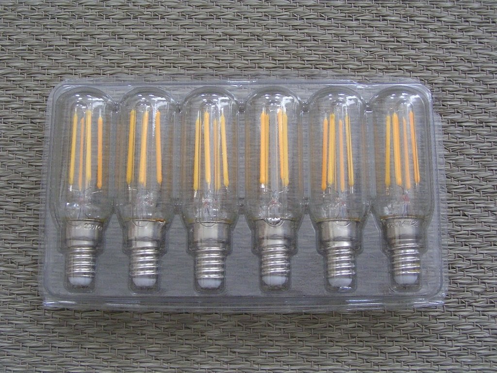 6 x T25 afzuigkaplamp., Ophalen of Verzenden, Nieuw, Afzuigkap / koelkast.