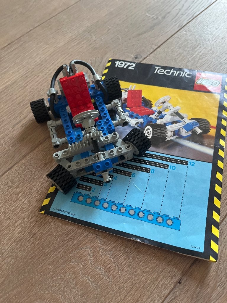 Lego 1972 go kart vintage, Verzenden, Lego, Zo goed als nieuw, Technic
