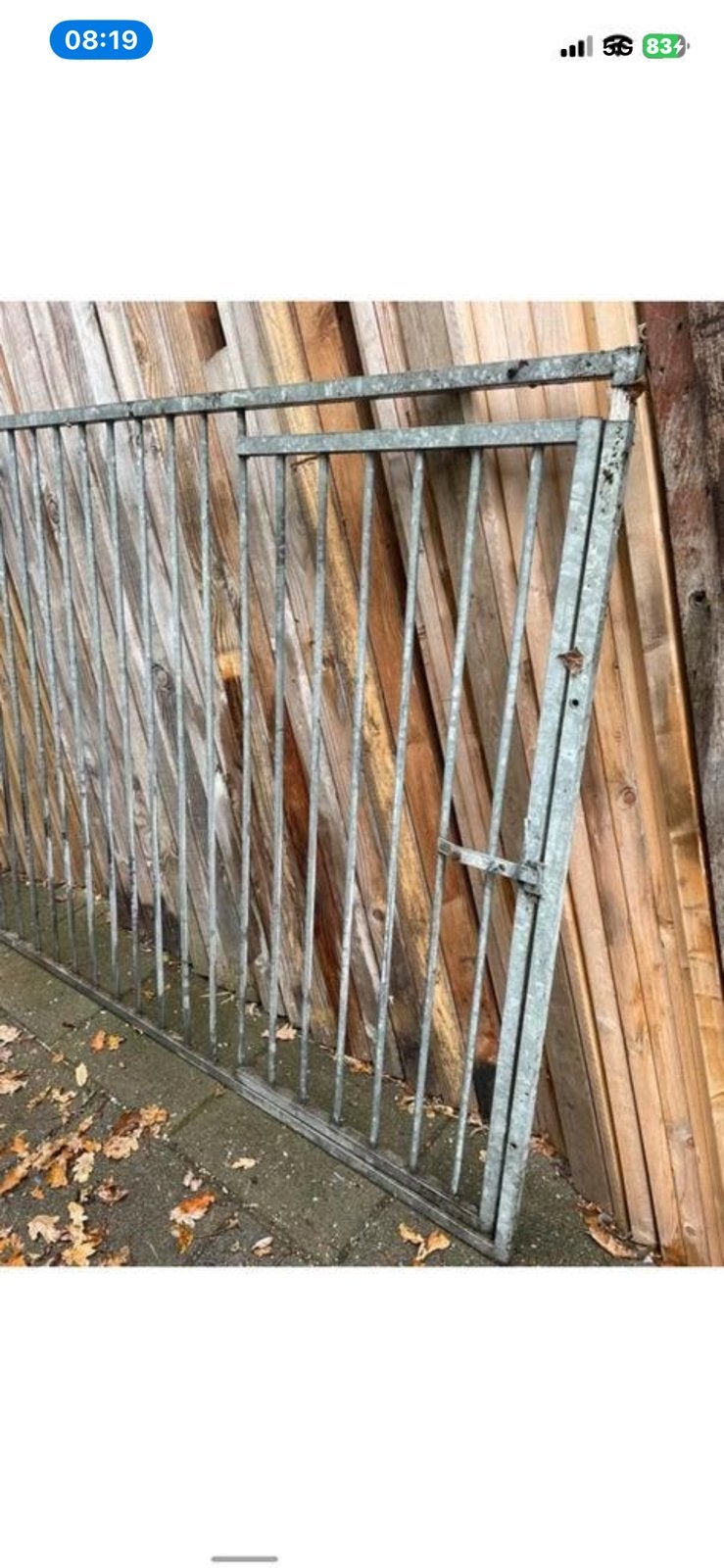 Hondenkennel voorwand met deur hondenhok  kennel, Dieren en Toebehoren, Ophalen, Gebruikt, Hondenhok