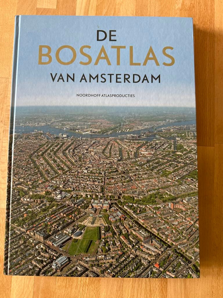 De Bosatlas van Amsterdam - Noordhoff Atlasproducties, Boeken, Bosatlas, 2000 tot heden, Ophalen of Verzenden, Zo goed als nieuw