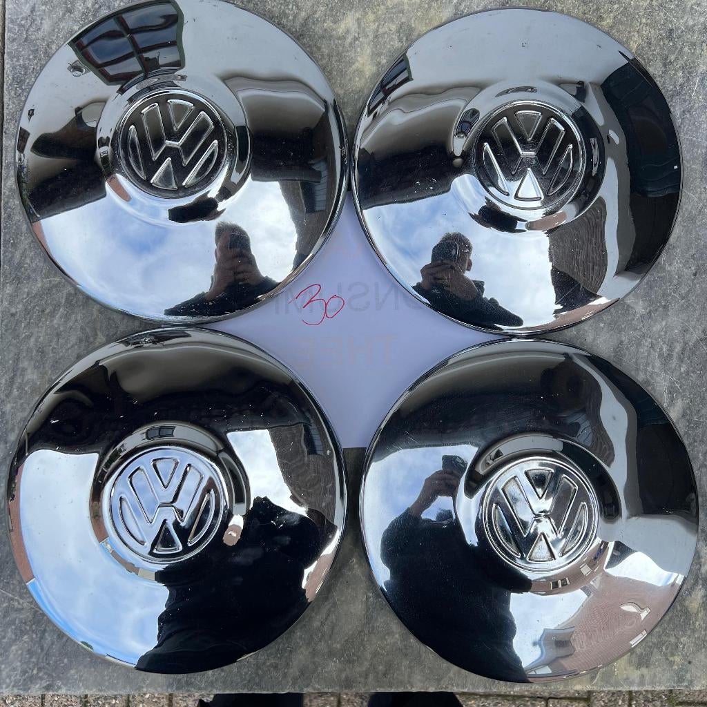 VW Chromen Wieldop 5x205 Beetle 66-67 Ghia 66 Type 3 62-65, Ophalen of Verzenden, Gebruikt