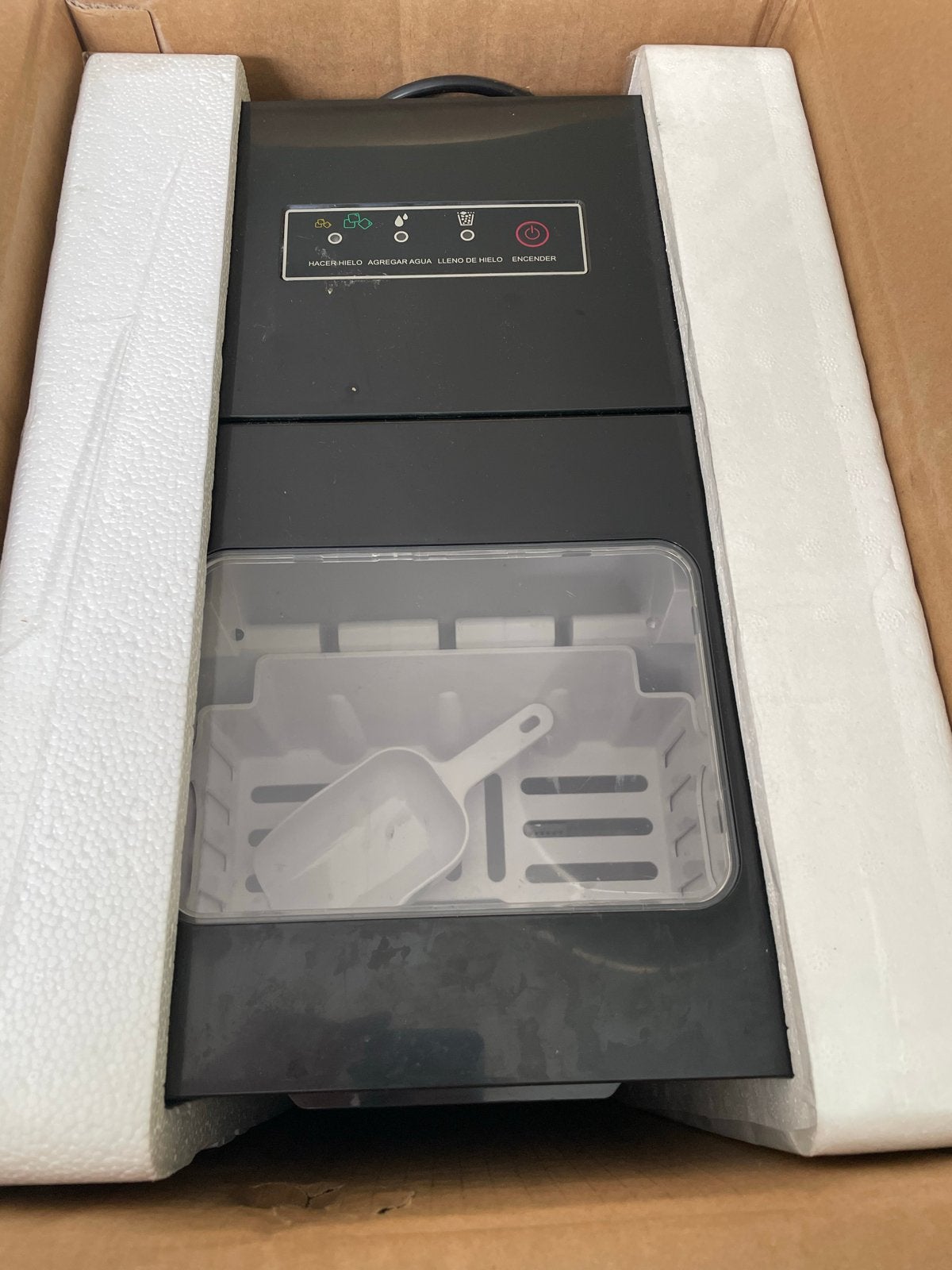 KitchenBrothers IJsblokjesmachine Easy Clean 2,1L Zwart, Ophalen of Verzenden, Nieuw