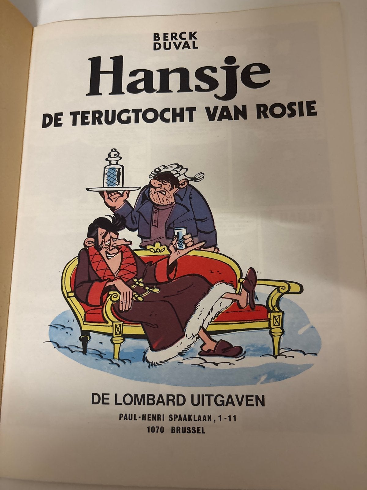Hansje: De Terugtocht van Rosie - Kuifje Favorietenreeks, Eén stripboek, Ophalen of Verzenden, Gelezen