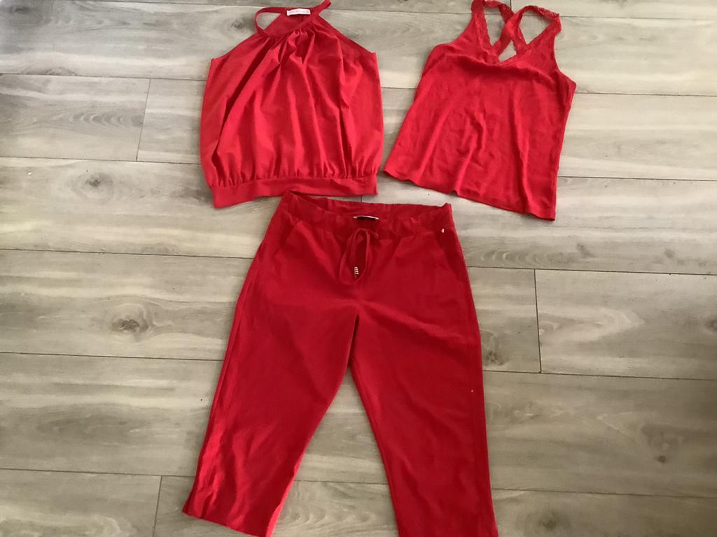 3 delig Studio Anneloes tops M en L Helena Hart capri, Maat 42/44 (L), Ophalen of Verzenden, Zo goed als nieuw, Zonder mouw