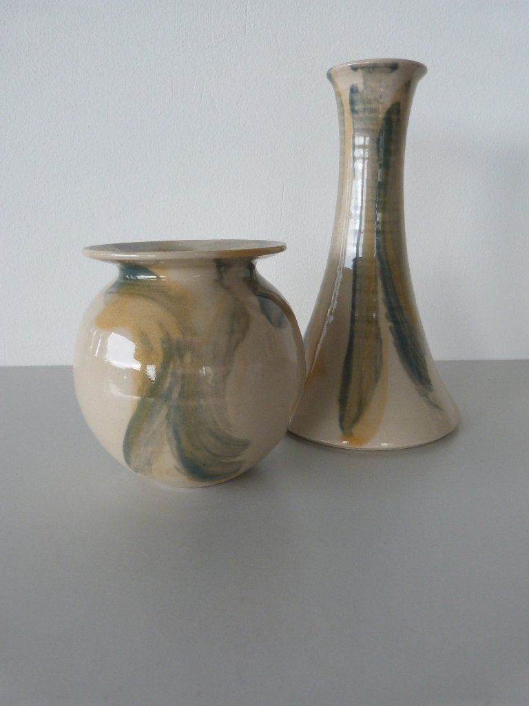 Egbert Boonstra keramiek - set vaasjes, Ophalen of Verzenden