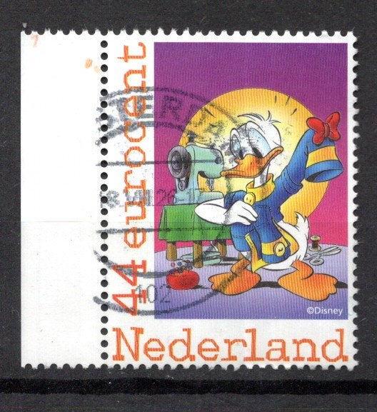 gestempelde zegel. persoonlijke: Donald duck, Postzegels en Munten, Postzegels | Nederland, Ophalen of Verzenden, Na 1940, Gestempeld