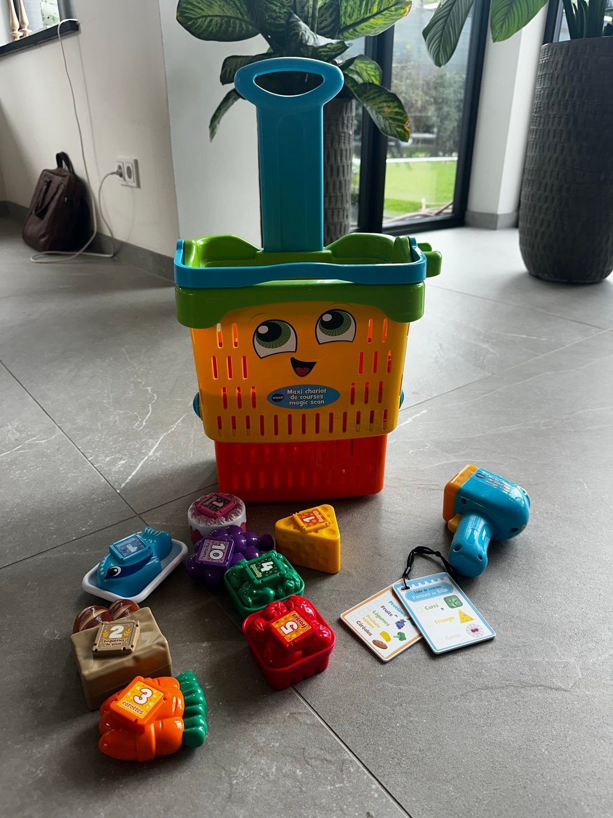 VTech Winkelmandje met interactieve boodschappen, Ophalen, Zo goed als nieuw