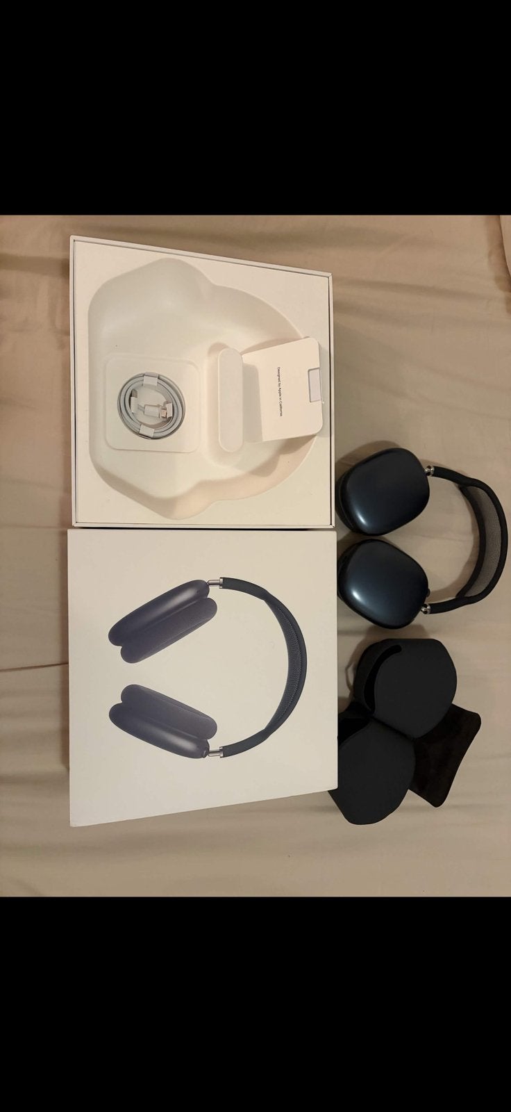 Apple airpods max midnight, Computers en Software, Ophalen of Verzenden, Zo goed als nieuw