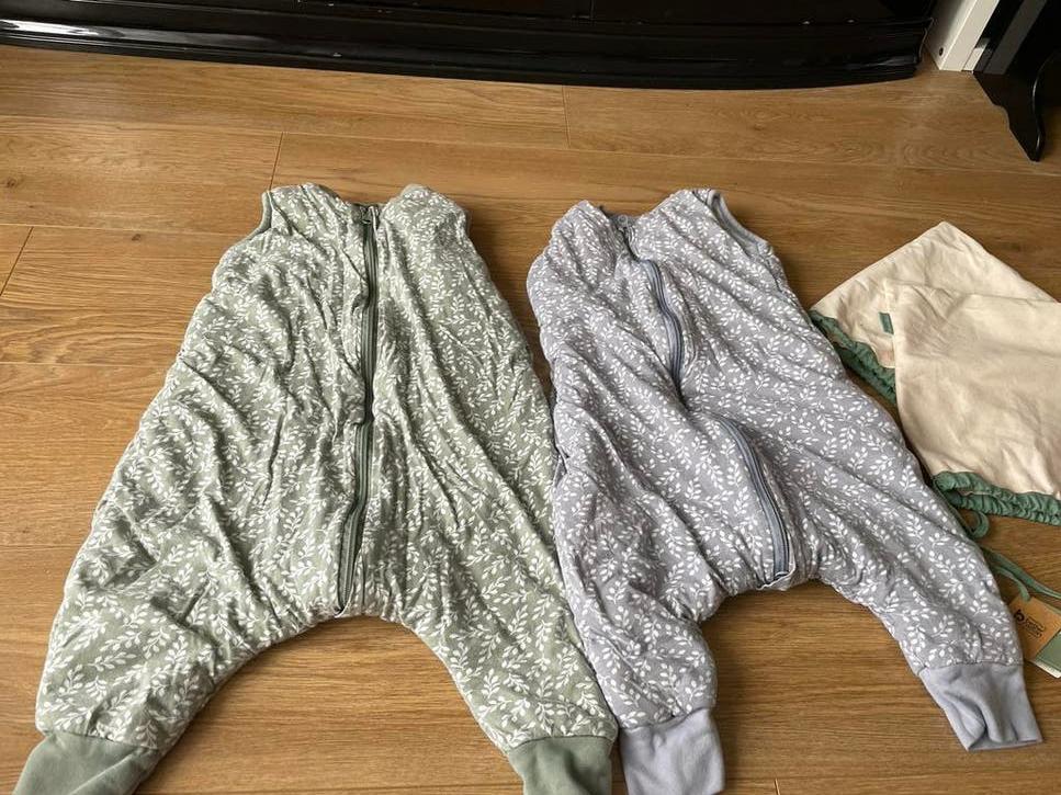 2x Baby slaapzak met voeten molis&co maat 86, Ophalen, Gebruikt, Slaapzak