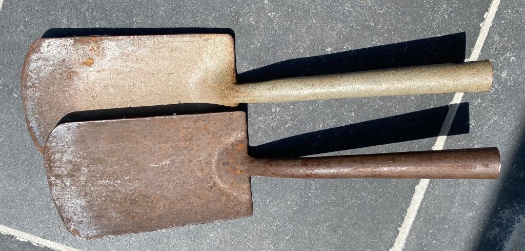 spade, Ophalen, Gebruikt, Spade