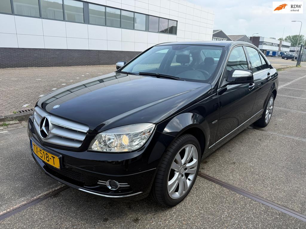 Mercedes-Benz C-klasse 200 K / AUTOMAAT / AIRCO / APK / BPEK, Auto's, Automaat, Achterwielaandrijving, 4 cilinders, Zwart