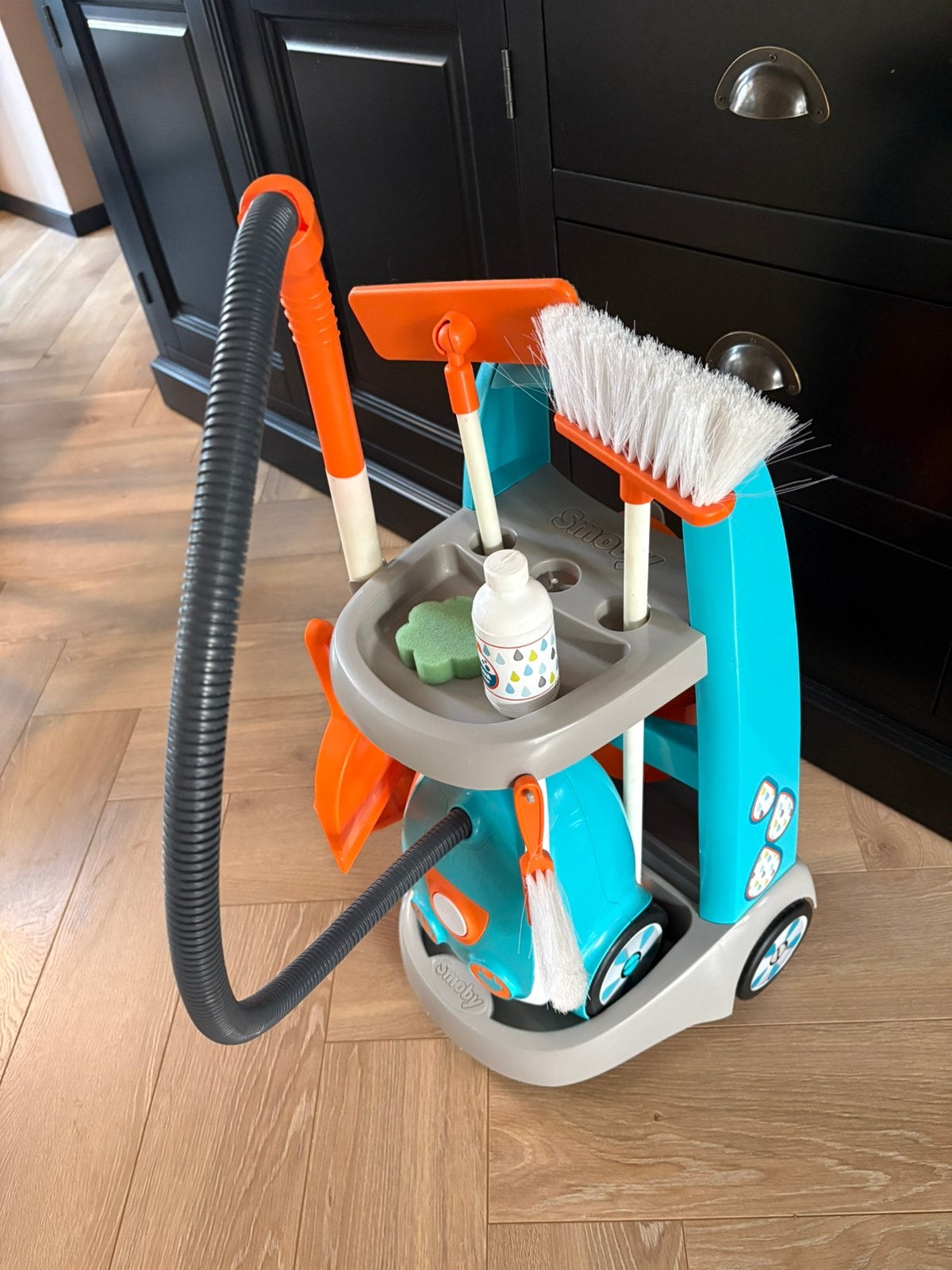 Smoby schoonmaakset met stofzuiger, Ophalen, Gebruikt, Ontdekken, Met geluid