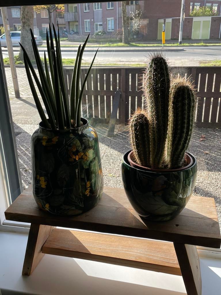 Zeer mooie potten/ vazen, Ophalen, Overige kleuren, Minder dan 50 cm, Glas