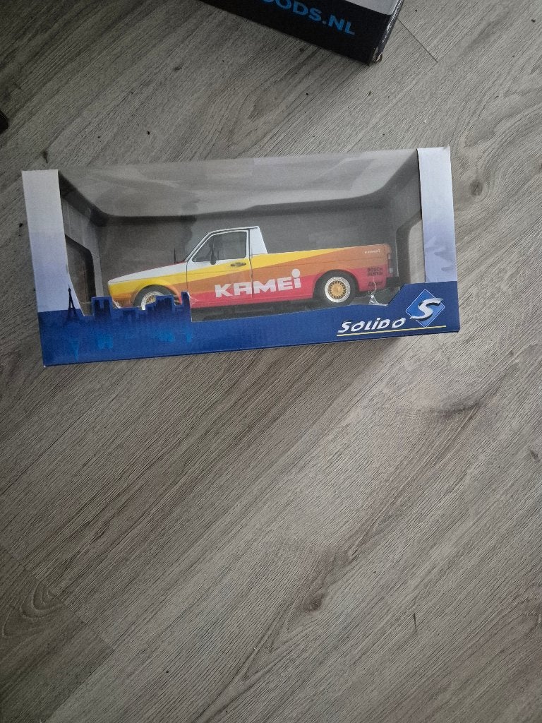 Volkswagen Caddy MK1 Kamei Street Fighter 1982 Solido, Ophalen of Verzenden, Zo goed als nieuw, Auto, Solido