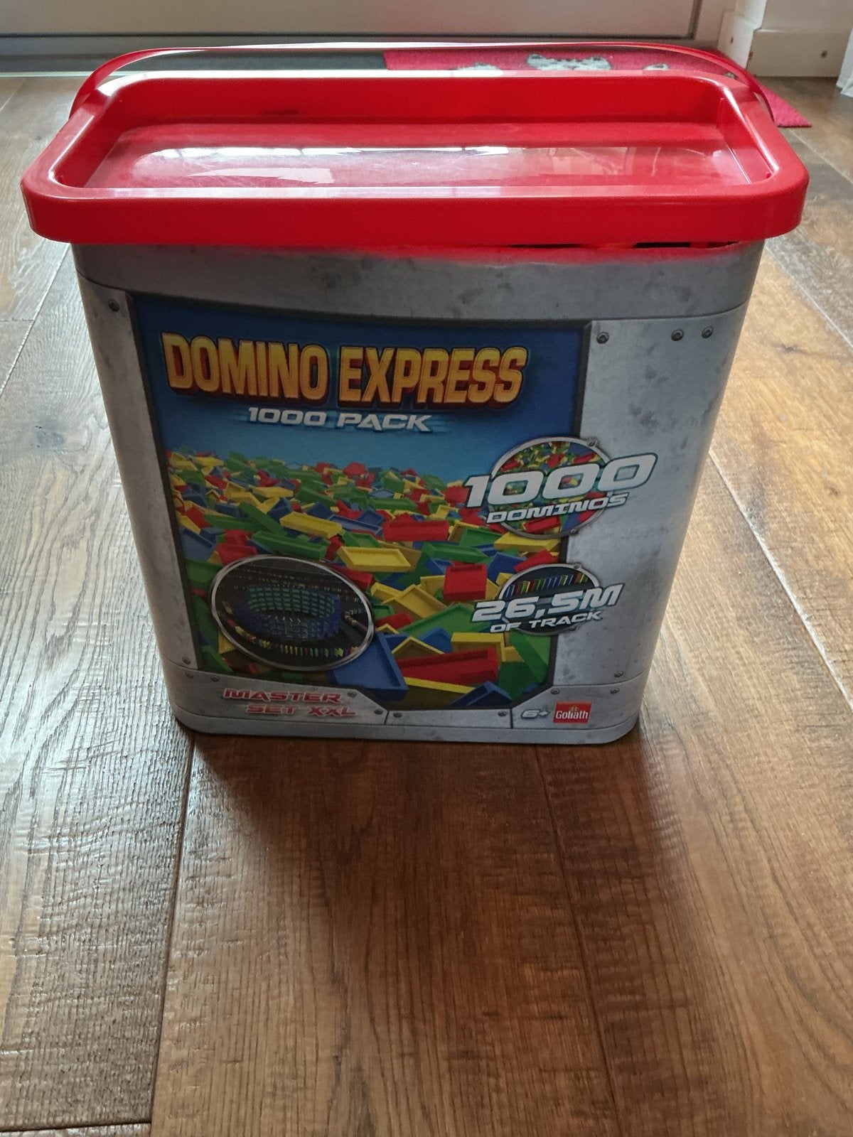 Domino Express Master Set XXL - met diverse accessoires, Ophalen, Zo goed als nieuw, Jongen of Meisje