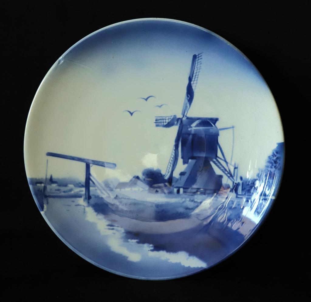 Delfts blauw bord, Antiek en Kunst, Antiek | Wandborden en Tegels, Ophalen of Verzenden