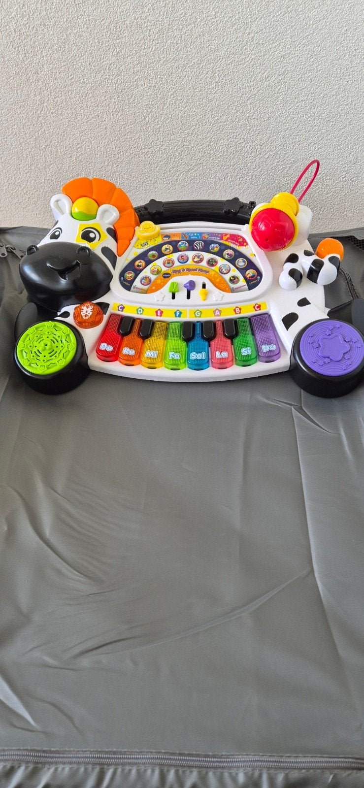 VTech Zebra Piano Muziek Speelgoed met Geluid en Licht, Ophalen of Verzenden, Zo goed als nieuw, Overige typen, Met licht