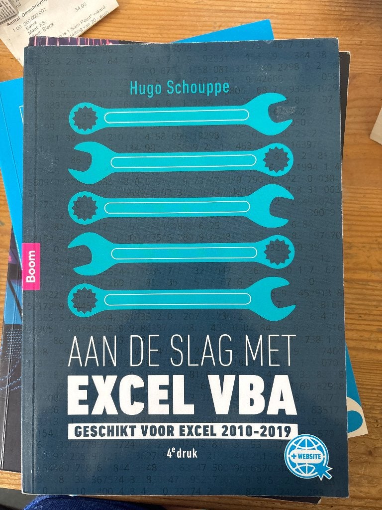 Excel vba, Boeken, Ophalen of Verzenden, Beta, Nieuw, HBO