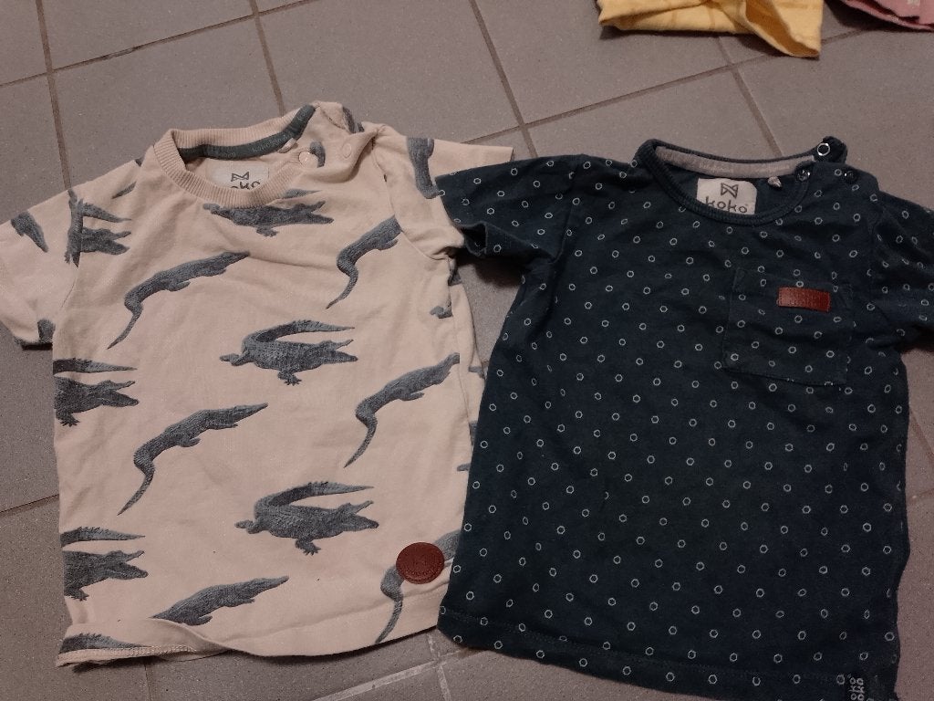 Twee Koko Noko jongens shirts maat 80 en 86, Ophalen of Verzenden, Zo goed als nieuw, Jongetje, Koko Noko