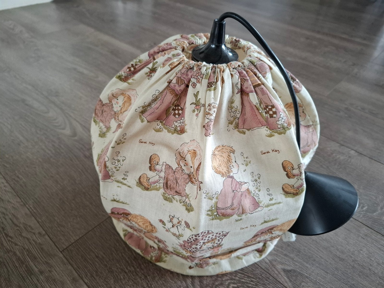 Te koop: Vintage Holly Hobbie / Sarah Kay lampenkap, Ophalen, Rond, Plafondlamp