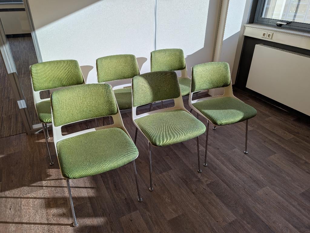 Vintage Gispen stoelen, Ophalen, Gebruikt, Vintage, Gispen, Vijf, Zes of meer stoelen