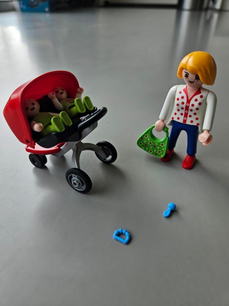 Playmobil 5573 tweeling kinderwagen, Kinderen en Baby's, Speelgoed | Playmobil, Ophalen of Verzenden