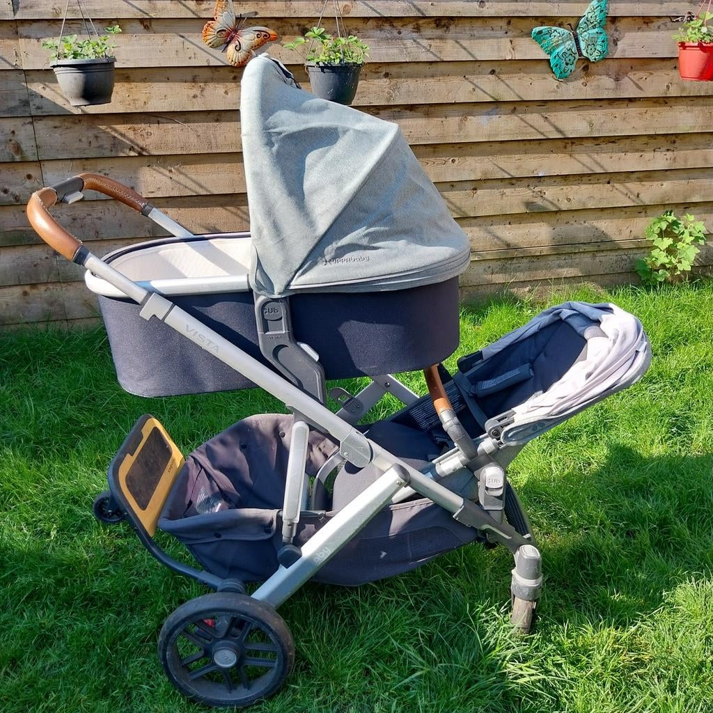 UPPAbaby Vista Duo Kinderwagen met Meerijdplankje, Ophalen
