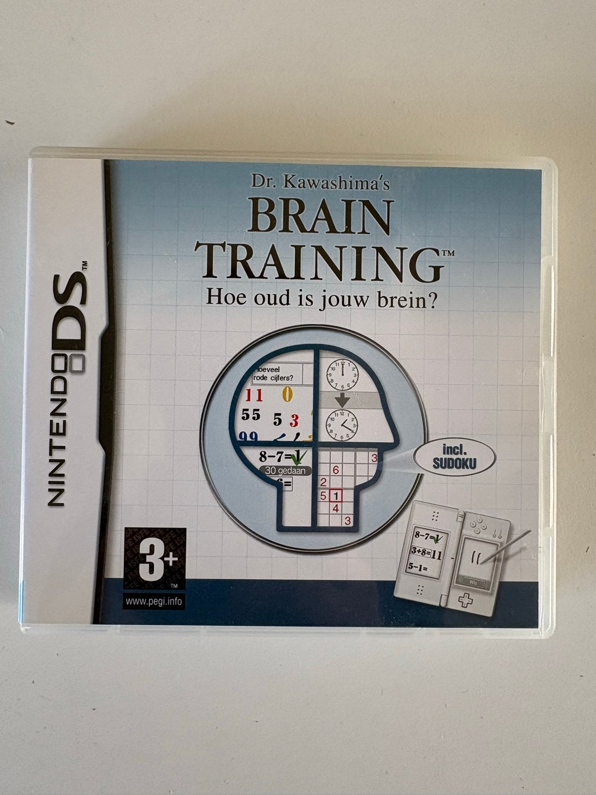 Dr. Kawashima's Brain Training Nintendo DS, Puzzel en Educatief, Gebruikt, 1 speler, Ophalen of Verzenden