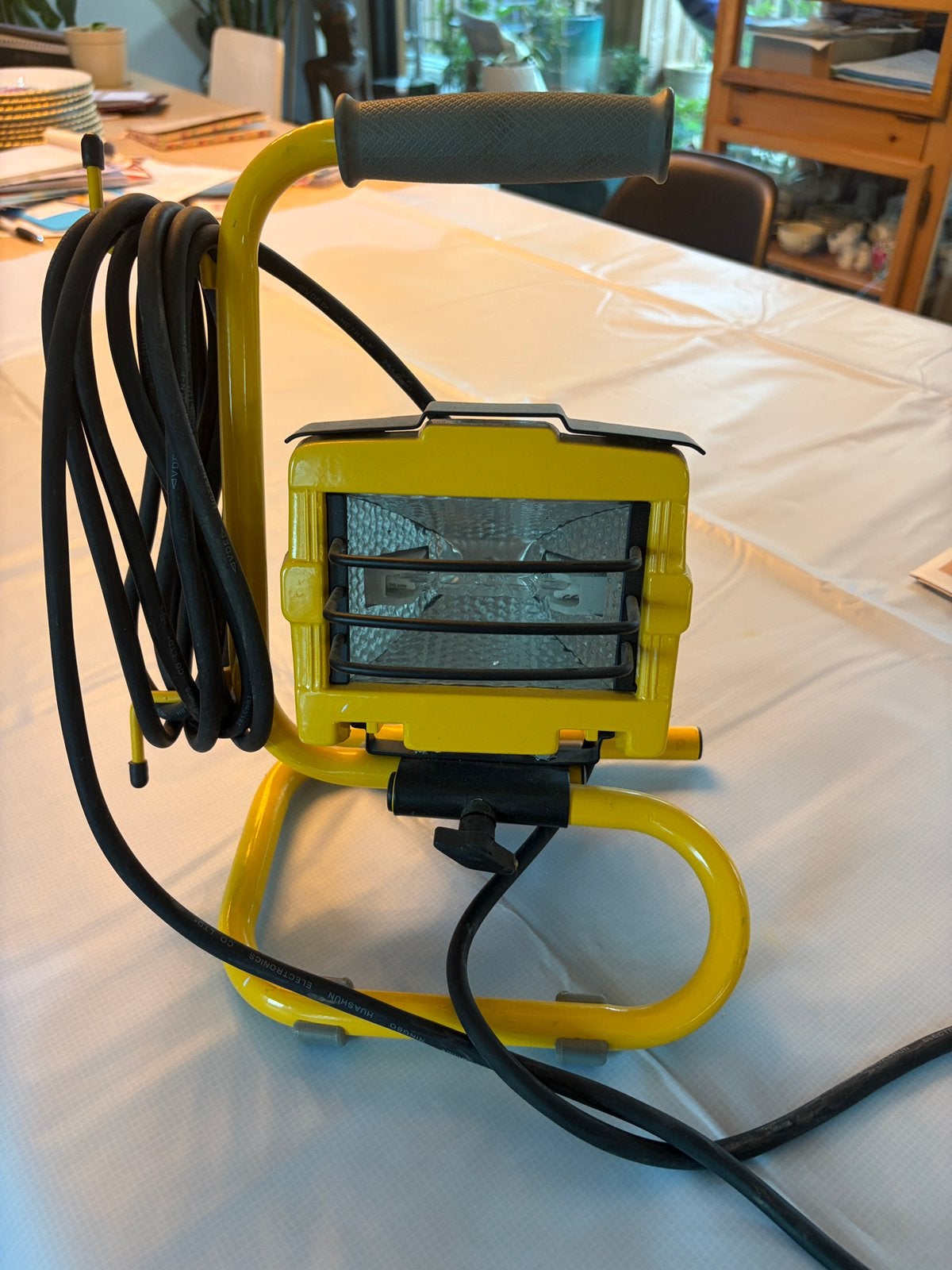 Gratis - bouwlamp halogeen, Ophalen, Gebruikt, 500 watt of meer